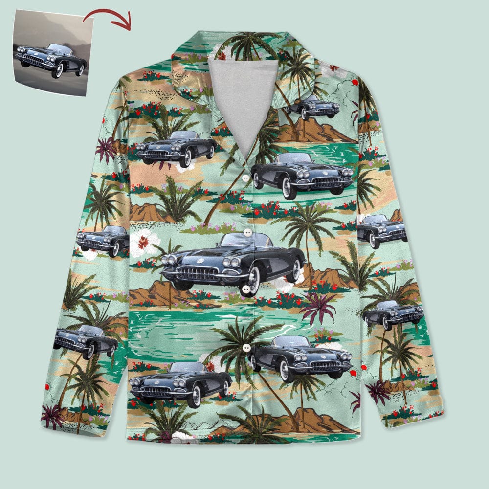 Custom Photo With Accessories Pattern Car Pajamas N304 888730