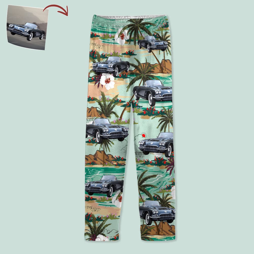 Custom Photo With Accessories Pattern Car Pajamas N304 888730