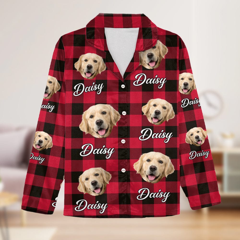 Custom Photo With Colorful Background For Dog Lovers Pajamas HO82 N304 889504