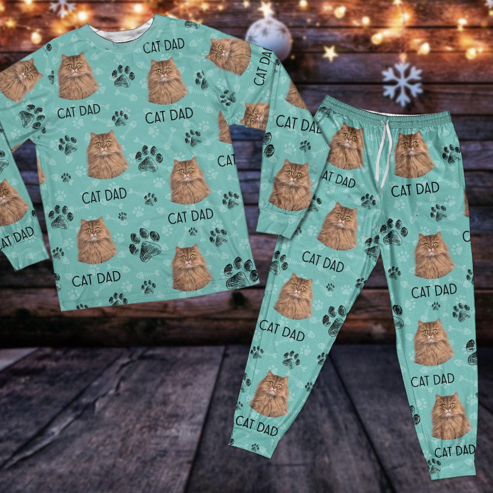 Custom Photo With Paw For Cat Lovers Sleepwear N304 889766