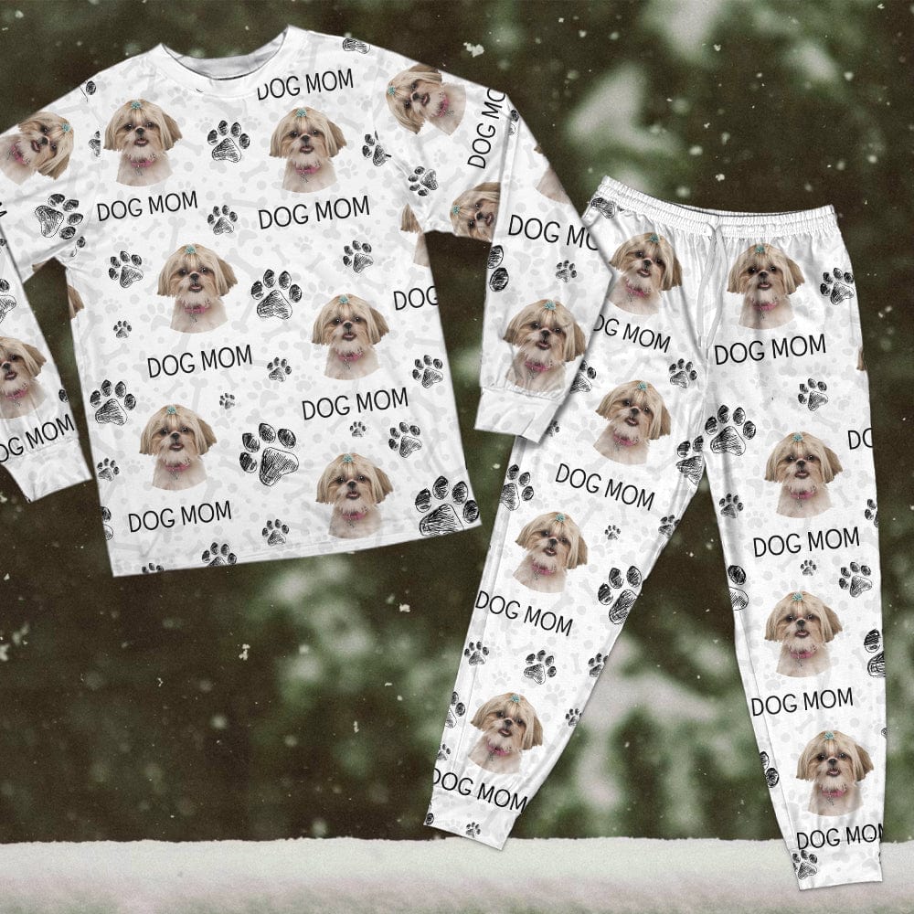 Custom Photo With Paw For Dog Lovers Sleepwear N304 889764