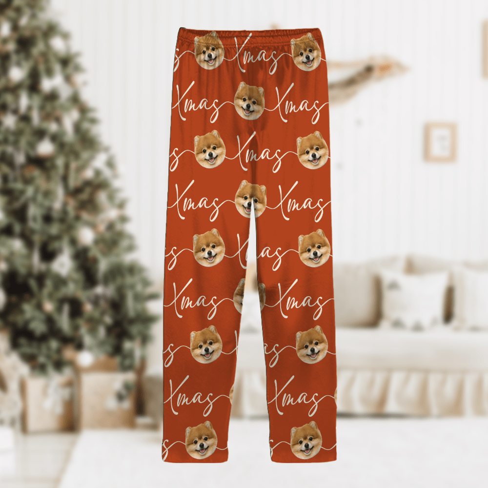 Custom Photo Xmas Pajamas Custom Dog Pajamas DA199 889882