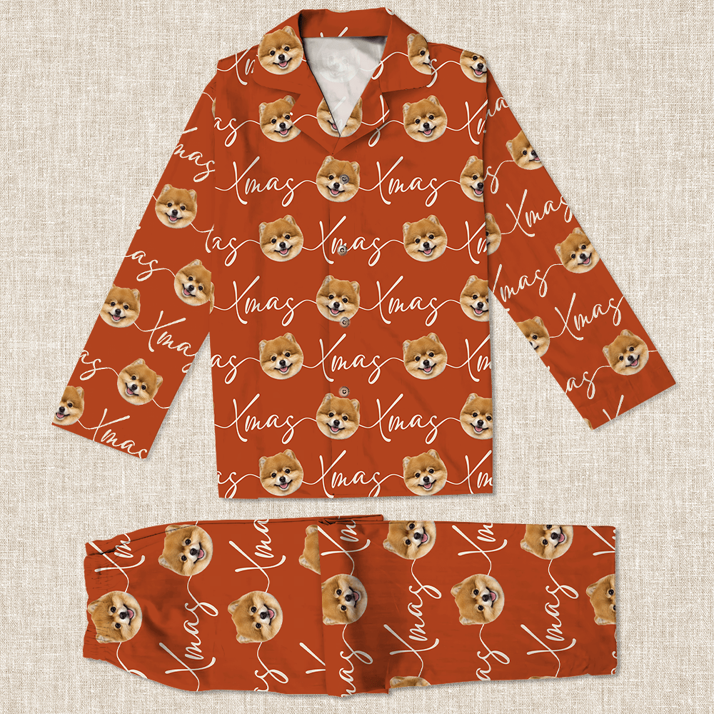 Custom Photo Xmas Pajamas Custom Dog Pajamas DA199 889882