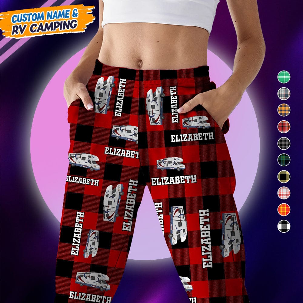 Custom RV Camping Flannel Pajamas K228 888799