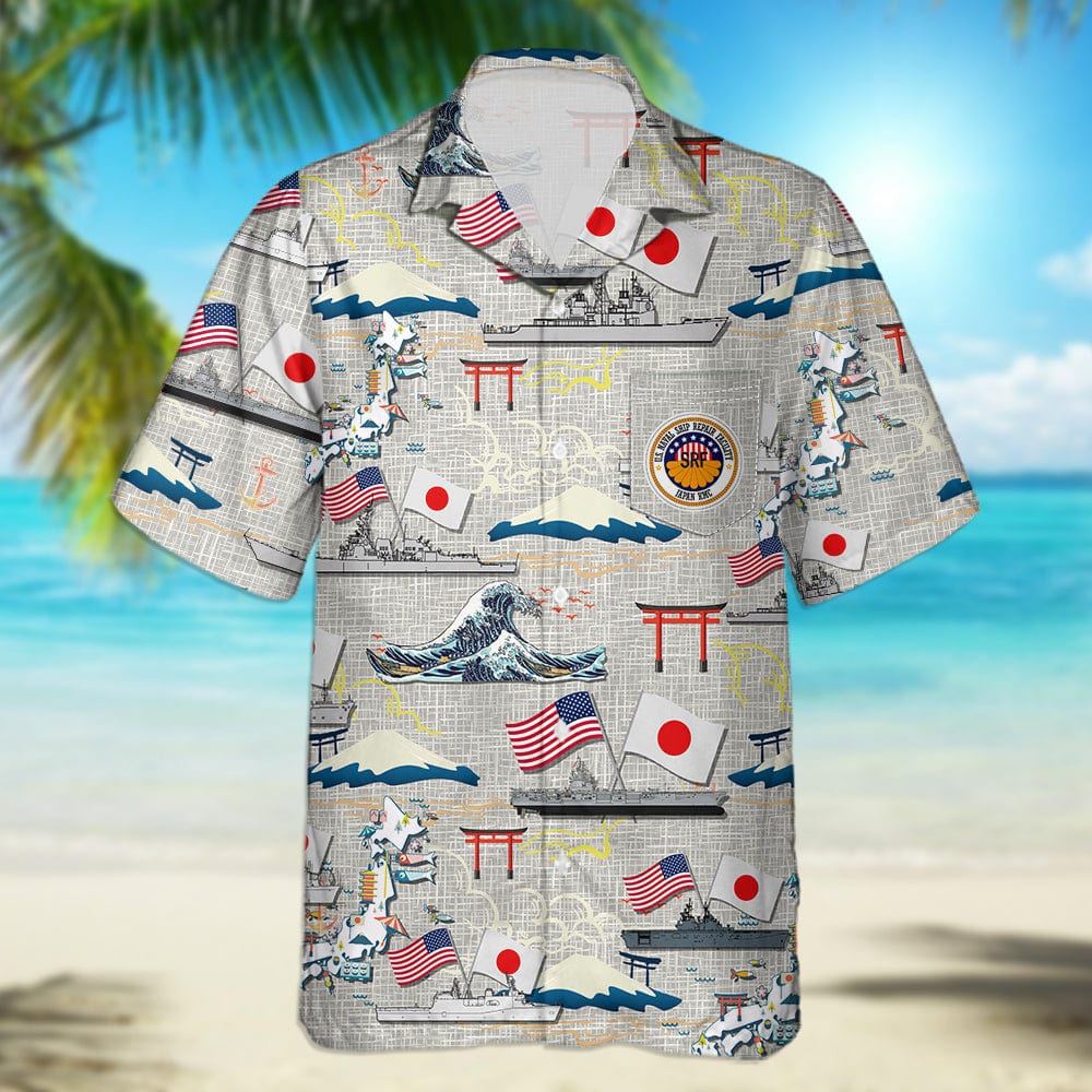 Great Custom Hawaiian White Shirt HN590