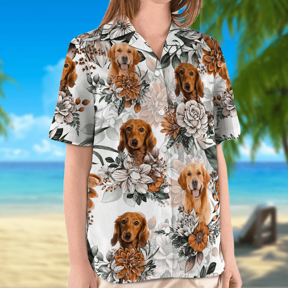 Hawaiian Shirt Women Upload Photo, N369 HN590