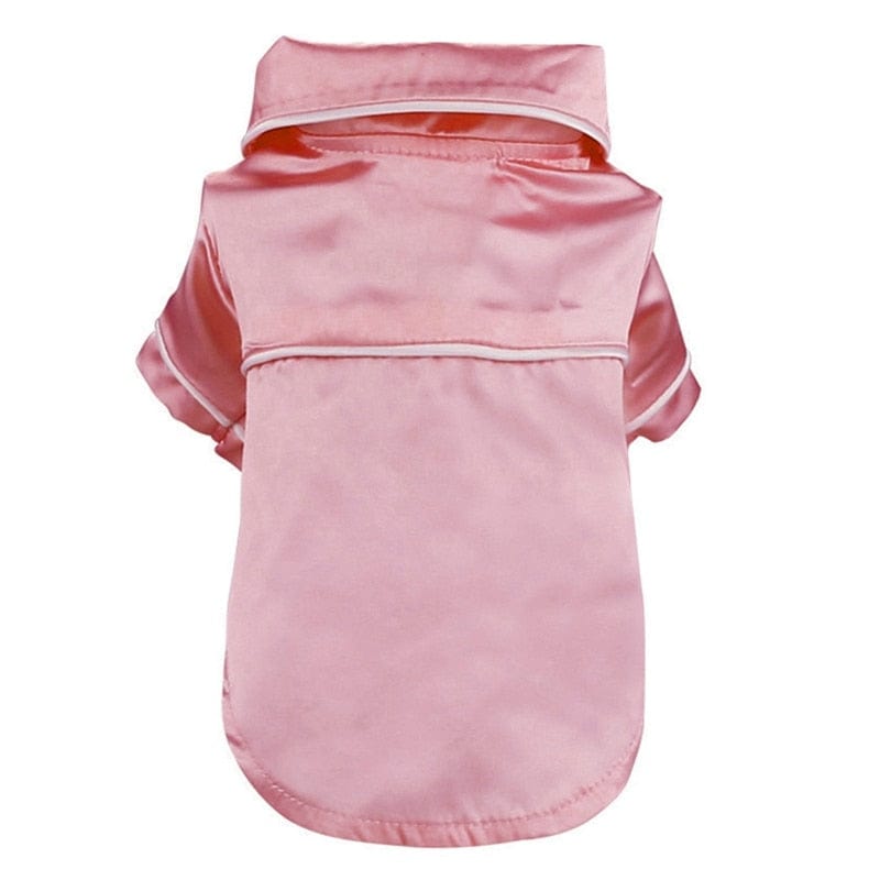 Luxury Soft Silk  Pet Dog Pajamas