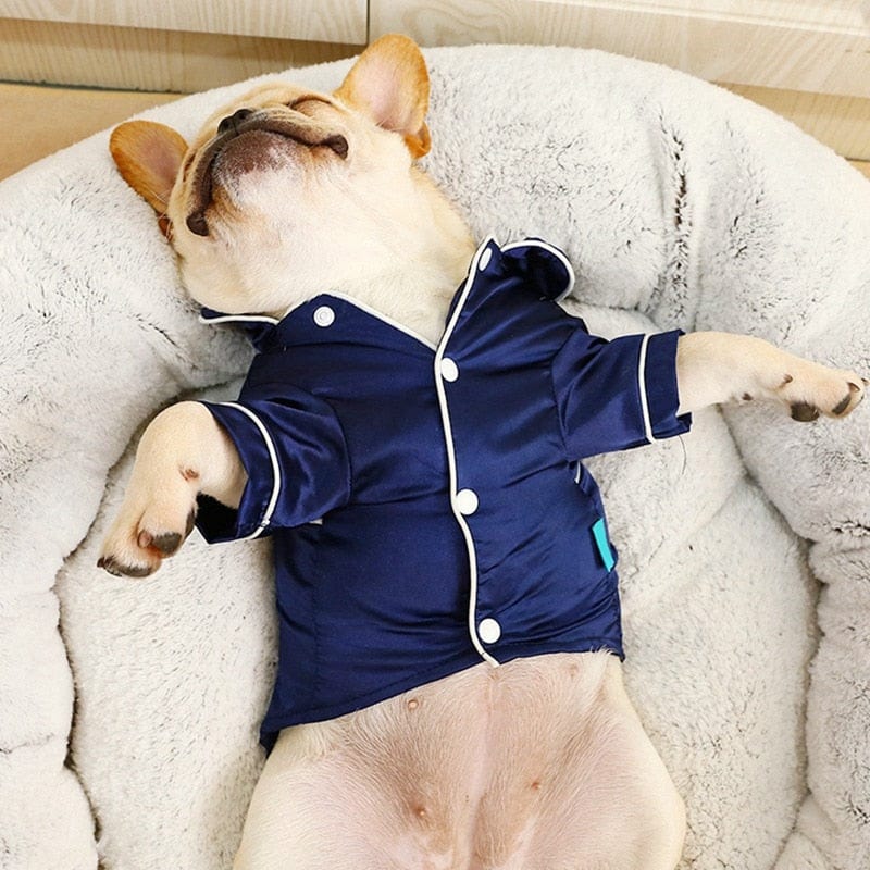 Luxury Soft Silk  Pet Dog Pajamas