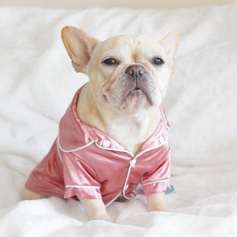 Luxury Soft Silk  Pet Dog Pajamas