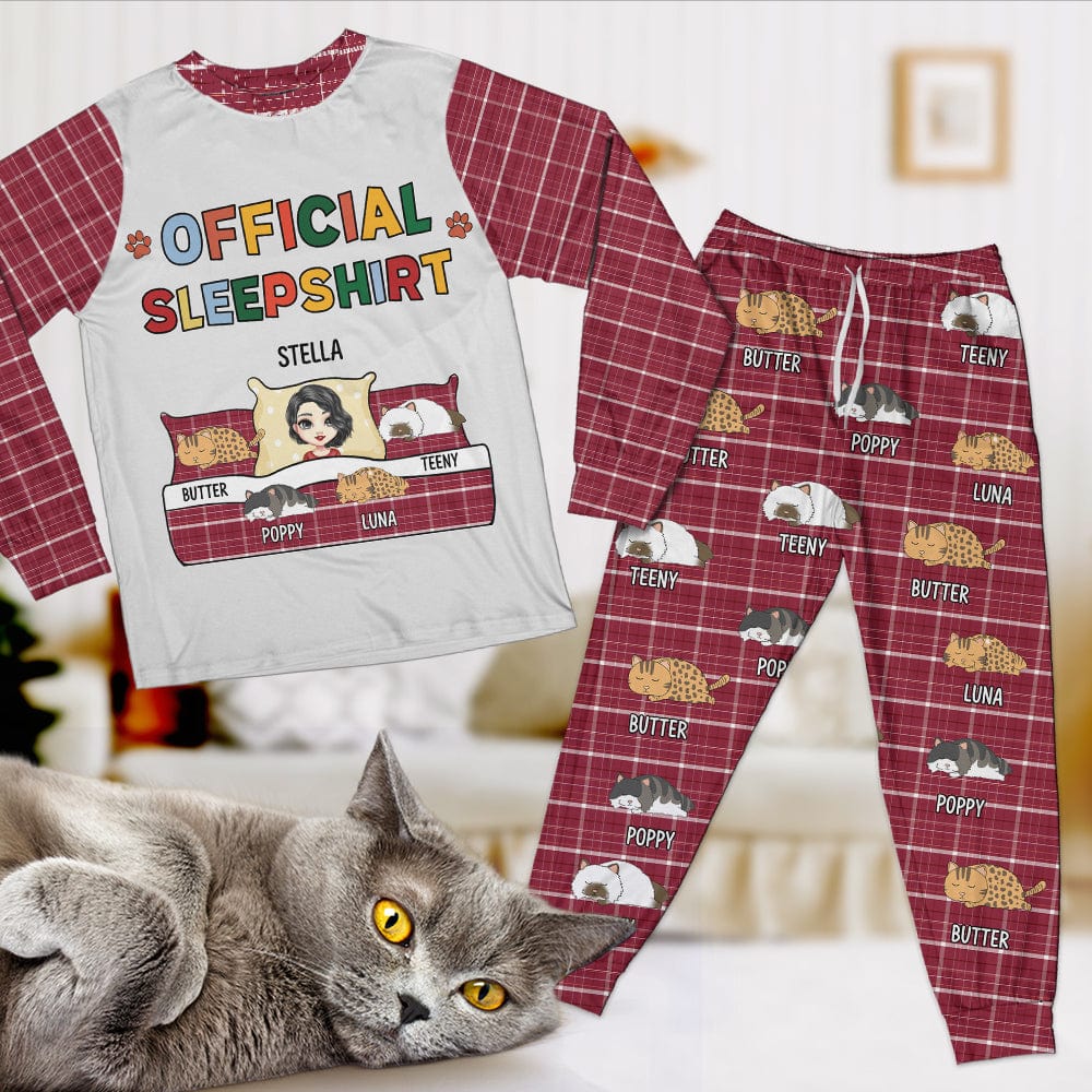 Official Sleepshirt Cat Sleepwear Personalized Gift N304 889668