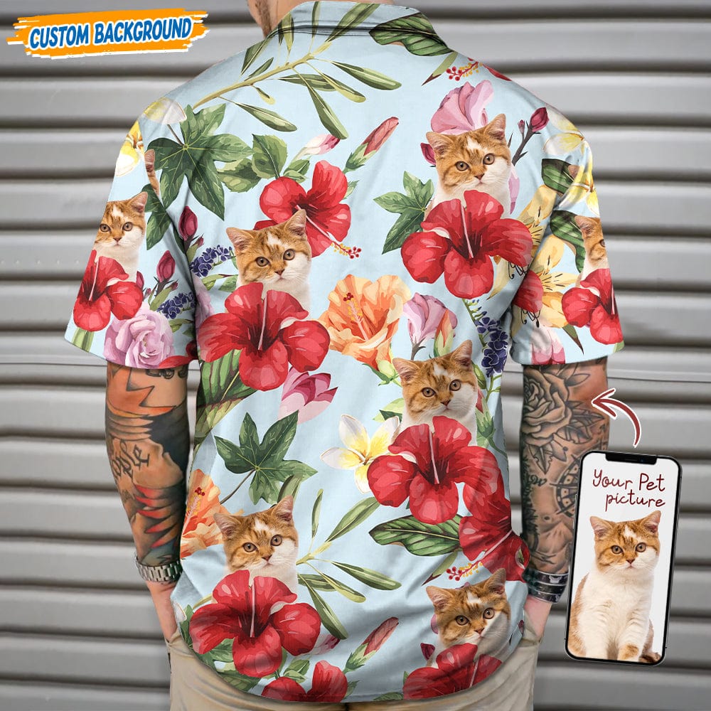 Personalized Upload Dog Cat Photo For Summer Trip Hawaiian Shirt T368 889432