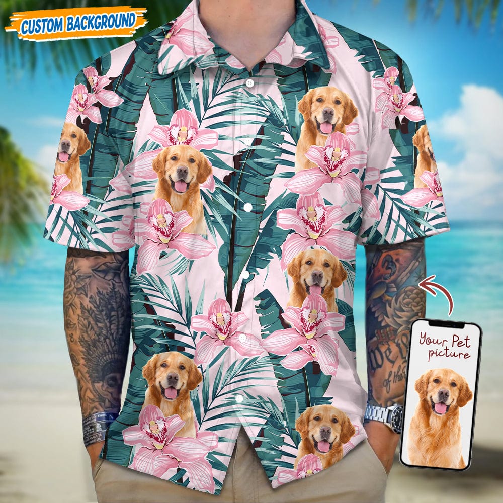 Personalized Upload Dog Cat Photo For Vacation Hawaiian Shirt T368 889434