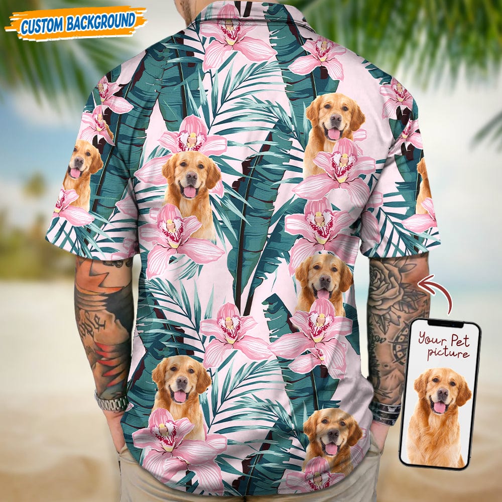 Personalized Upload Dog Cat Photo For Vacation Hawaiian Shirt T368 889434