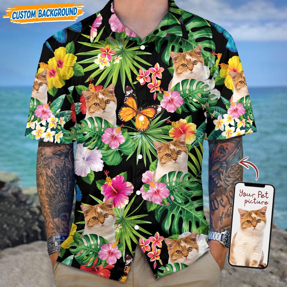 Personalized Upload Dog Cat Photo For Travel Hawaiian Shirt T368 889436