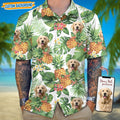 Upload Dog Cat Photo With Tropical Style Hawaiian Shirt T368 889442