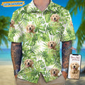 Personalized Upload Dog Cat Photo Tropical Vibes Hawaiian Shirt T368 889444