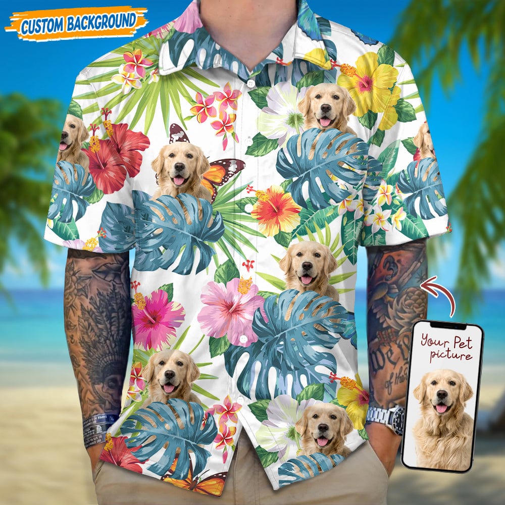 Personalized Upload Dog Cat Photo Hot Season Hawaiian Shirt T368 889448