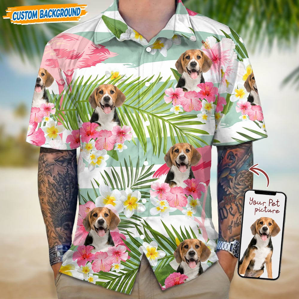 Personalized Upload Dog Cat Photo Summer Vibes Hawaiian Shirt T368 889452