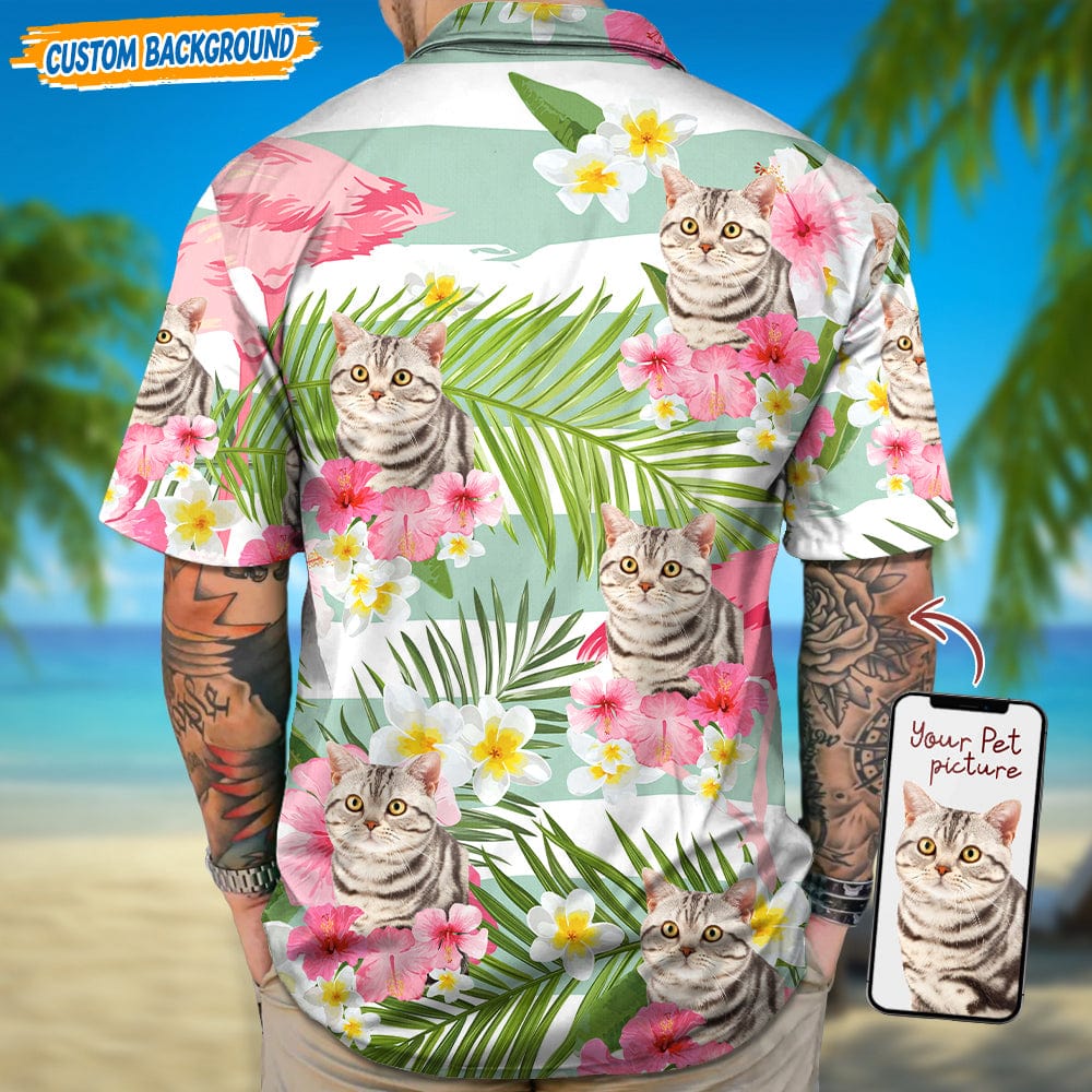 Personalized Upload Dog Cat Photo Summer Vibes Hawaiian Shirt T368 889452