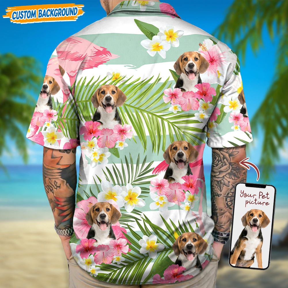 Personalized Upload Dog Cat Photo Summer Vibes Hawaiian Shirt T368 889452