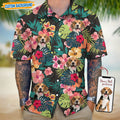 Upload Dog Cat Photo Hibiscus Flower Hawaiian Shirt T368 889456