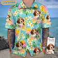 Upload Dog Cat Photo With Pineapple Pattern Hawaiian Shirt T368 889466