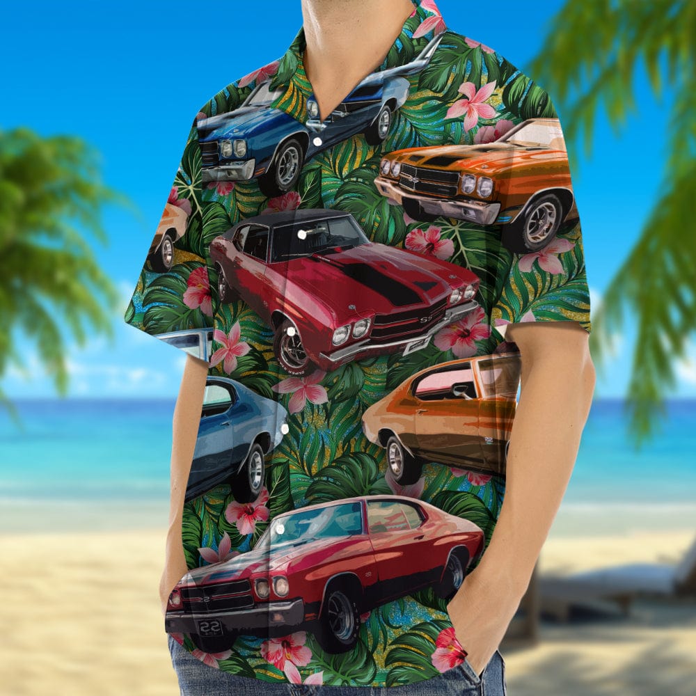 Photo Oil Painting Hawaiian Shirt upload photo N369 888552