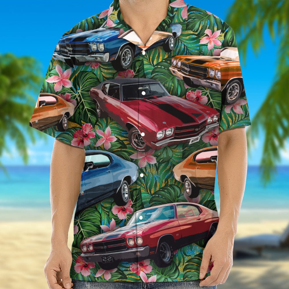 Photo Oil Painting Hawaiian Shirt upload photo N369 888552