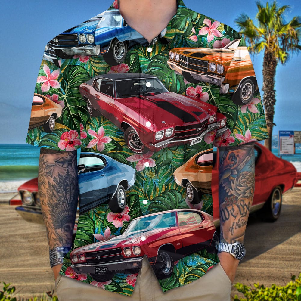 Photo Oil Painting Hawaiian Shirt upload photo N369 888552