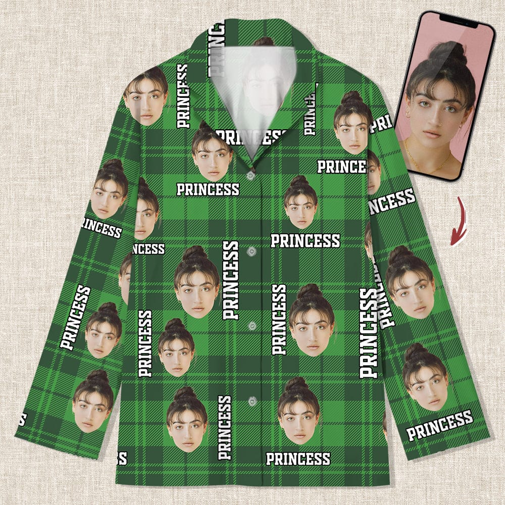 St. Patrick's Day Custom Human Face Photo Irish Pajamas K228 888878