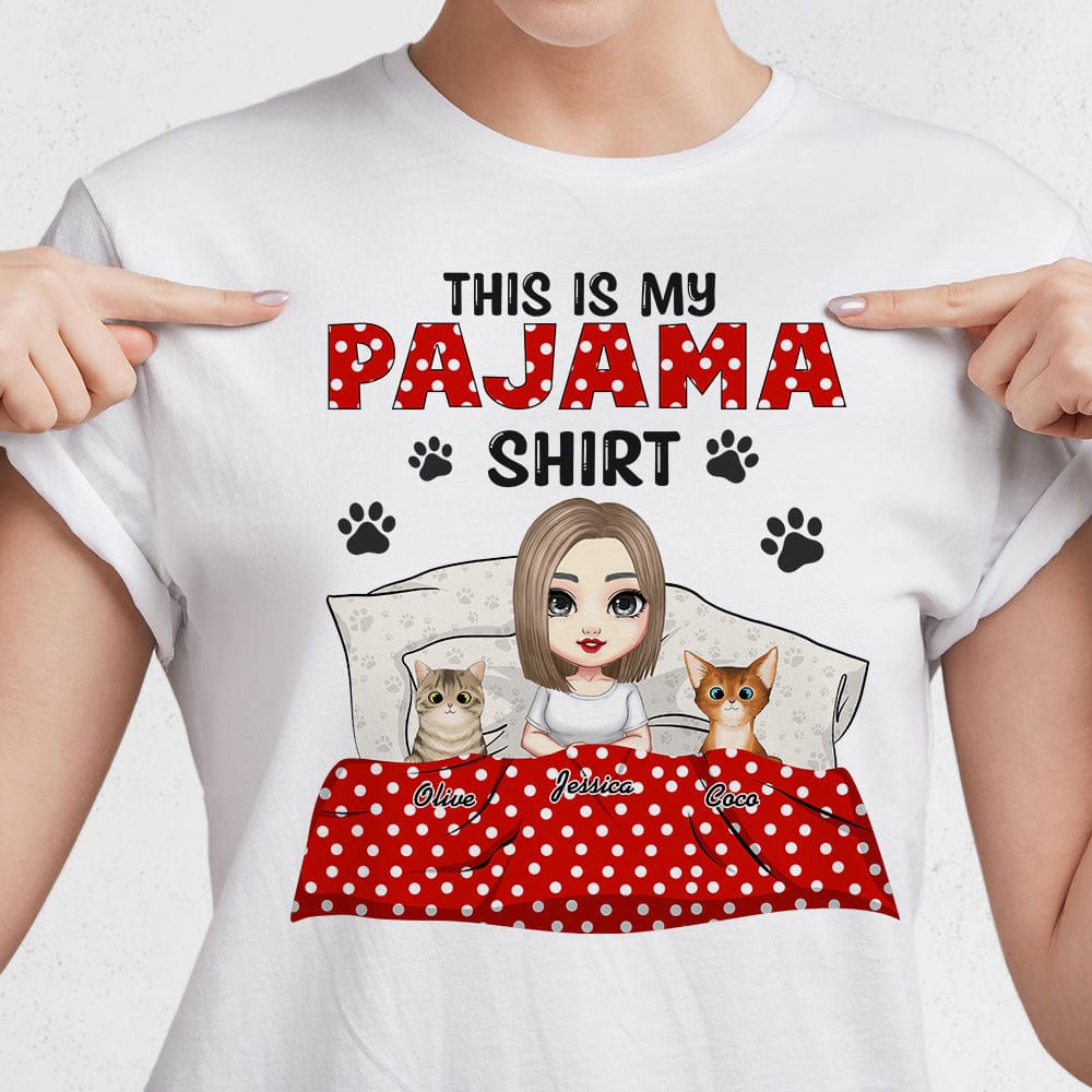 This Is My Pajamas Cat Shirt Personalized Gift N304 889651