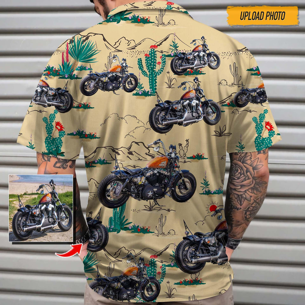 Upload Bike Photo Hawaiian Shirt, N304 888422