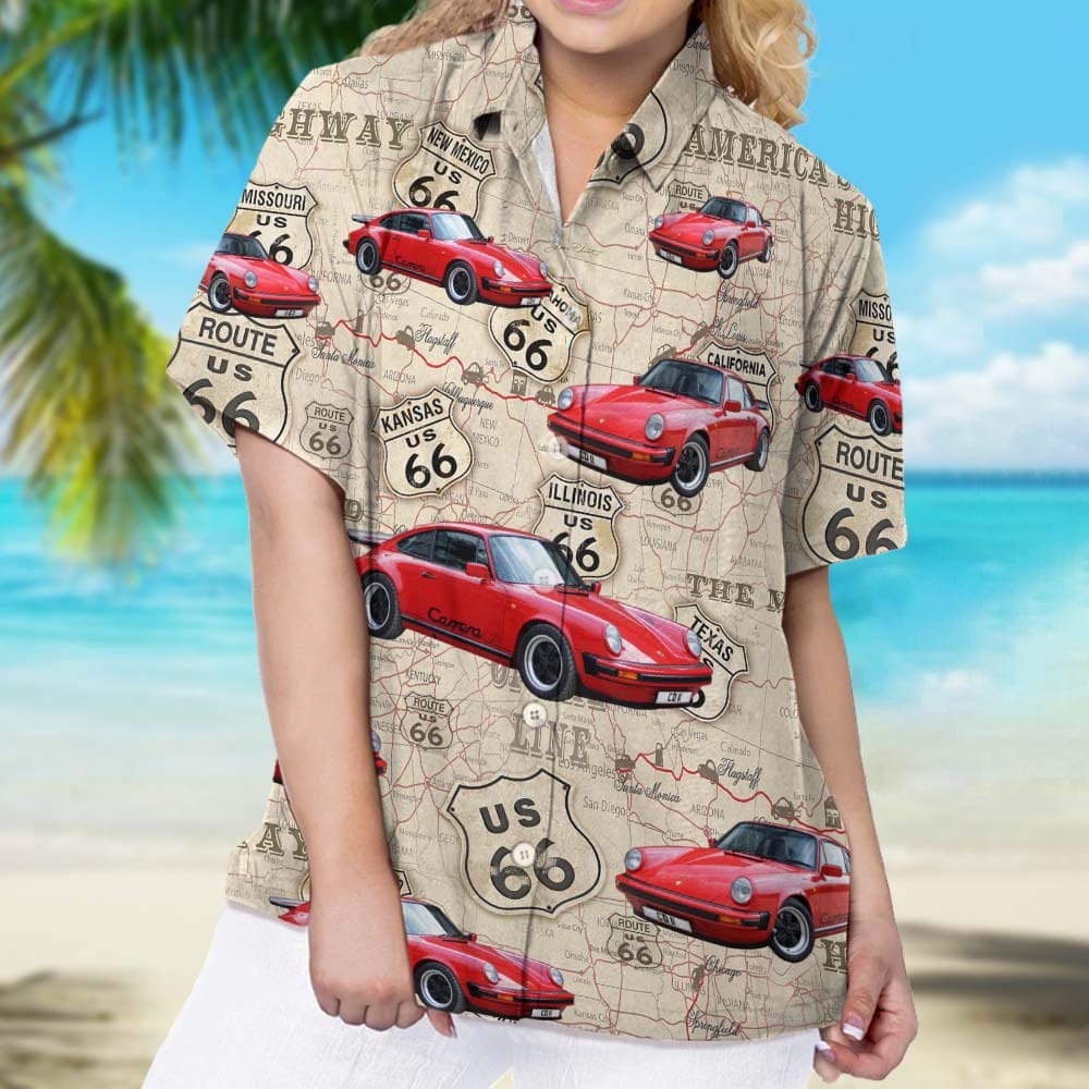 Upload Car Photo Women's Hawaiian Shirt, N304 888423