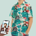 Upload Cat And Face Photo Hawaiian Shirt, N304 888380