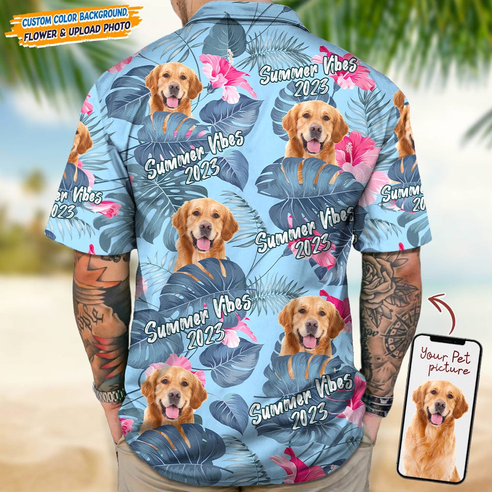 Upload Dog Photo Summer Viber Hawaii Shirt N304 889324