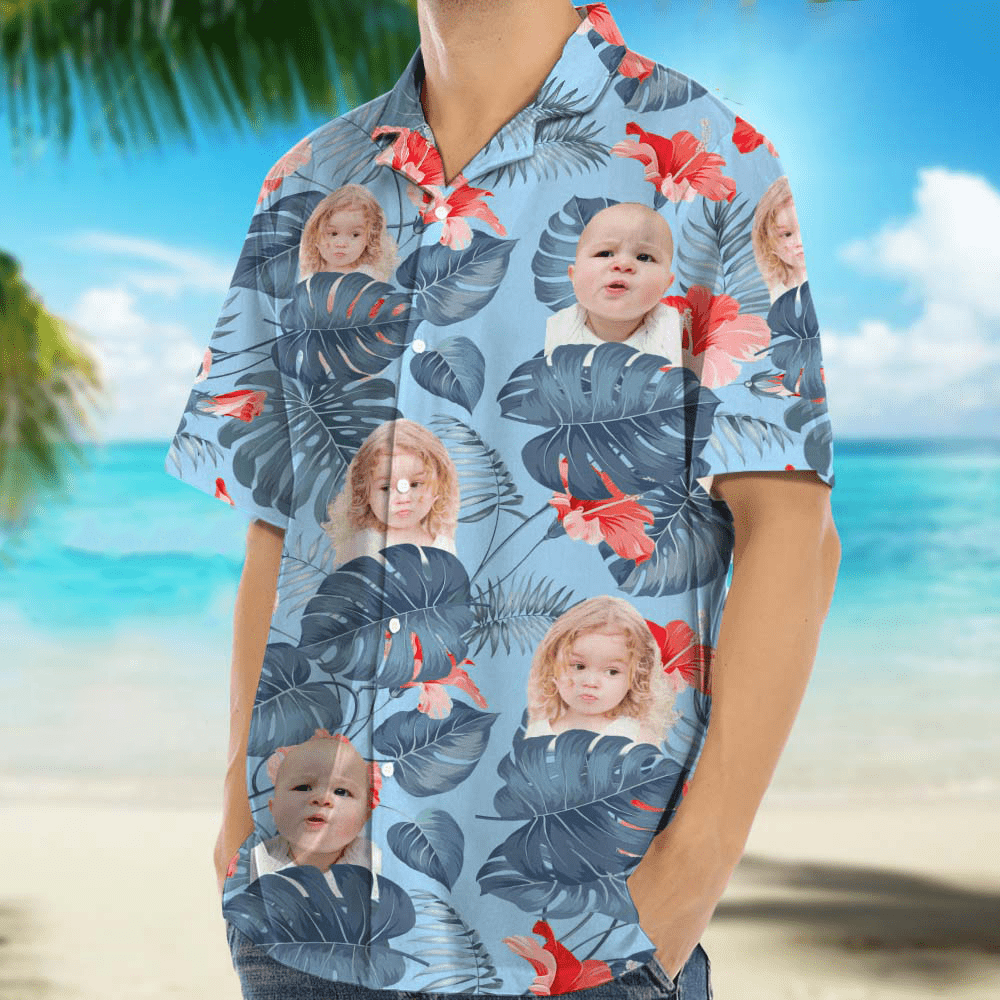 Upload Face Photo Hawaiian Shirt TA29 888384