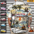 Upload Family Photo Camping Hawaii Shirt N369 HN590