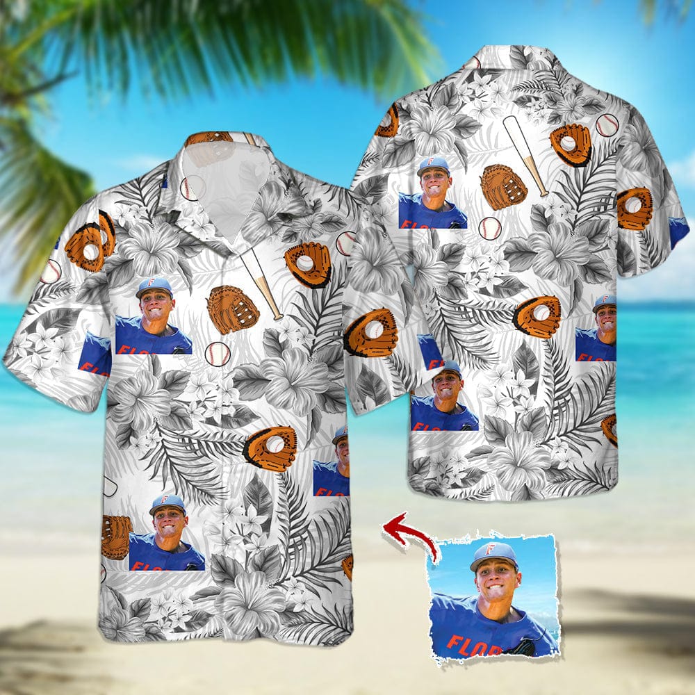 Upload Photo Baseball Hawaiian Shirt, N304 888426