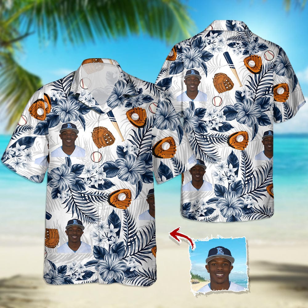 Upload Photo Baseball Hawaiian Shirt, N304 888426