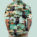 Upload Photo Biker Hawaiian Shirt, T368 888424