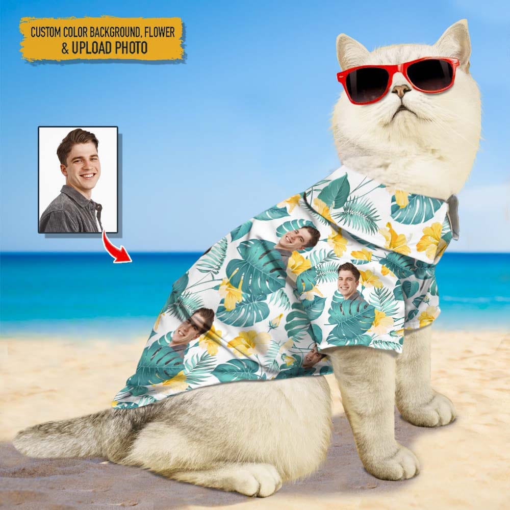Upload Photo Cat Hawaiian Shirt, N304 888412