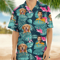 Upload Photo Dog And Face Hawaiian Shirt HO82 TA29 888379
