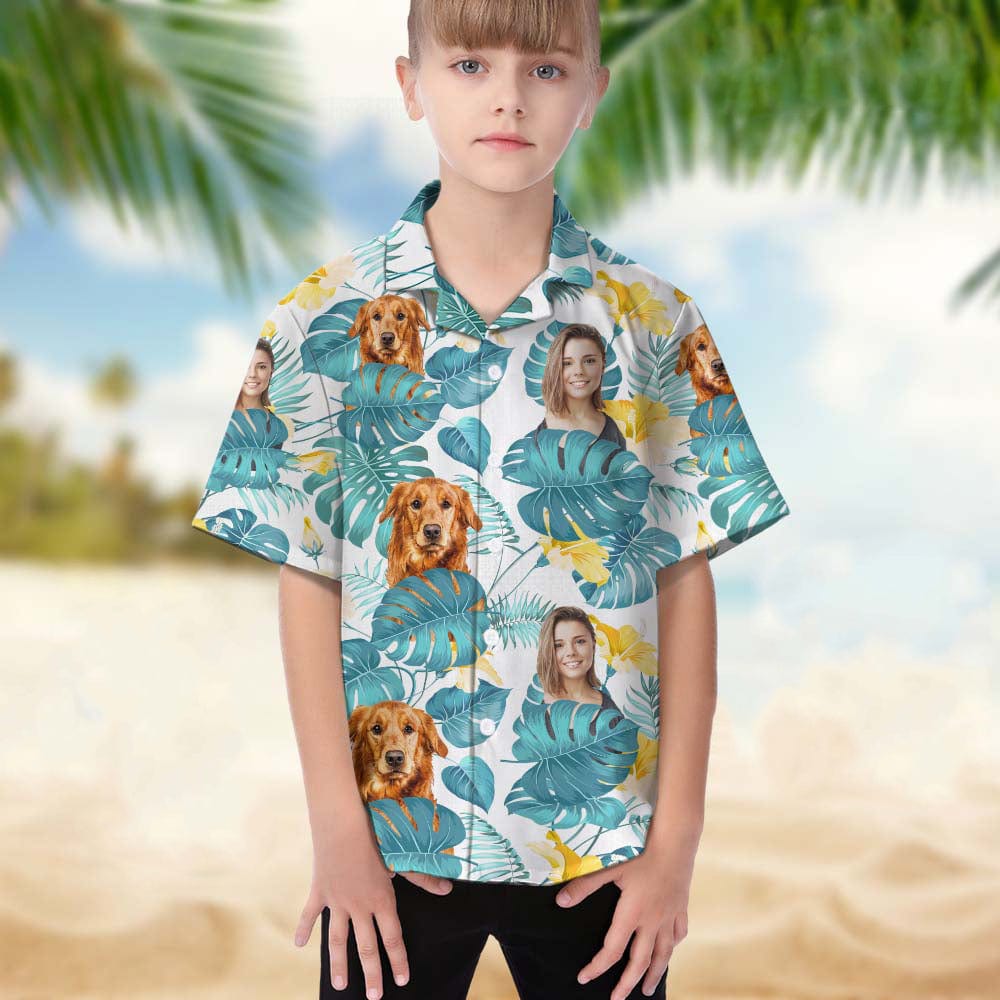 Upload Photo Dog Daughter's Hawaiian Shirt TA29 888397
