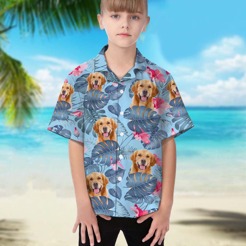 Upload Photo Dog Daughter's Hawaiian Shirt TA29 888397