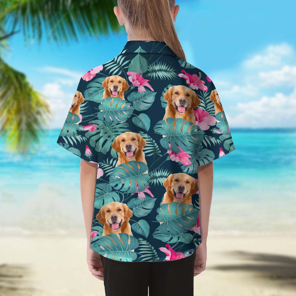 Upload Photo Dog Daughter's Hawaiian Shirt TA29 888397