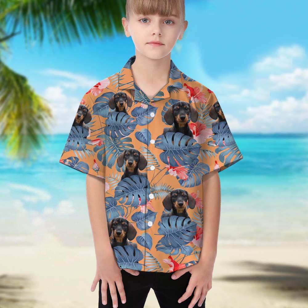 Upload Photo Dog Daughter's Hawaiian Shirt TA29 888397