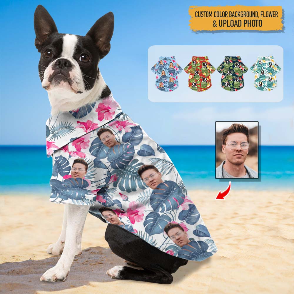 Upload Photo Dog's Hawaiian Shirt TH10 K228 888411