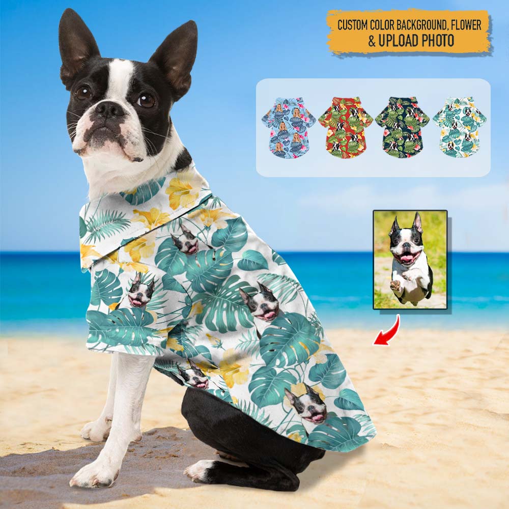 Upload Photo Dog's Hawaiian Shirt TH10 K228 888411