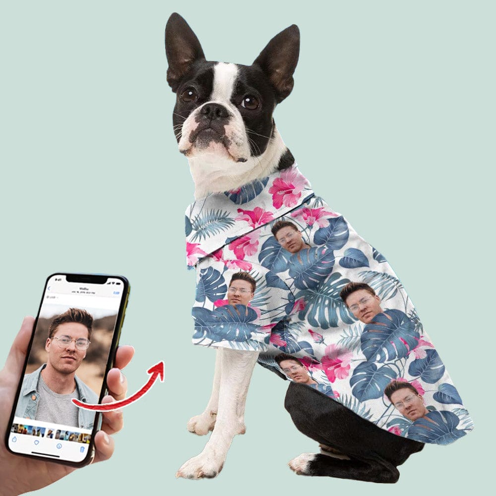 Upload Photo Dog's Hawaiian Shirt TH10 K228 888411