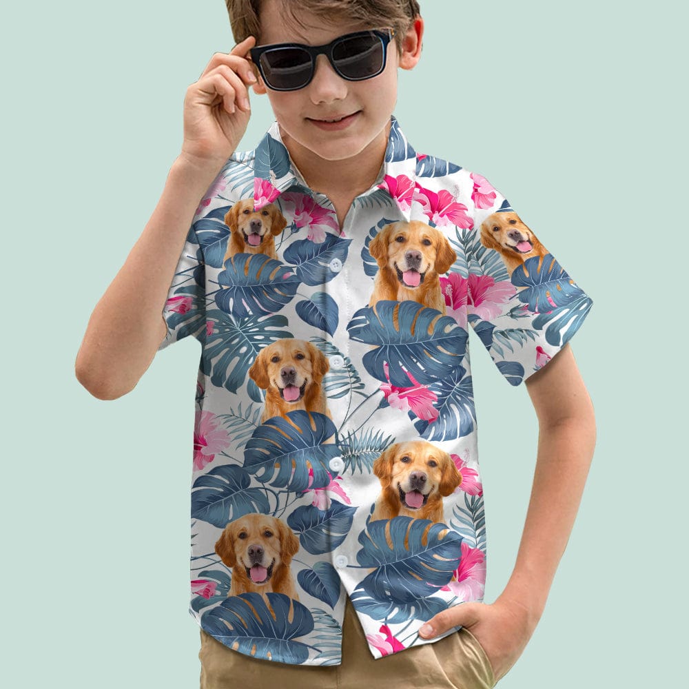 Upload Photo Dog Son's Hawaiian Shirt K228 888400